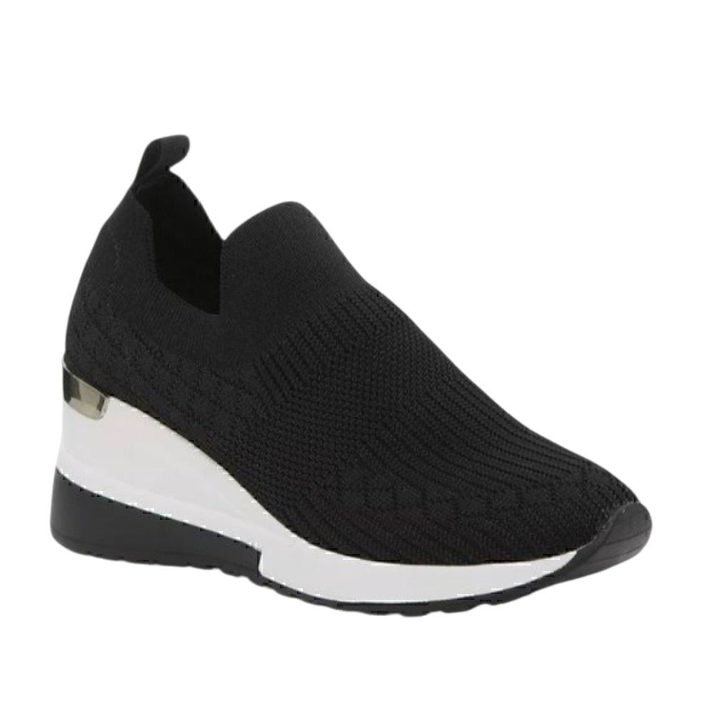 Mix No. 6 Tanna Black Casual Wedge Sneaker Size US 10